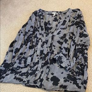 Light, flowy blouse with pleated accents